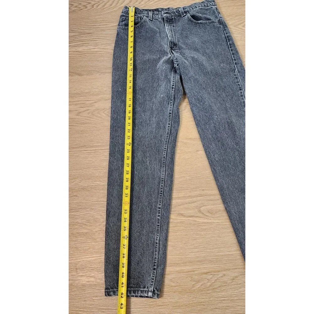 Levis 550 Jeans Mens 34x34 USA Made In USA Denim Black Faded Rare Vintage 90s